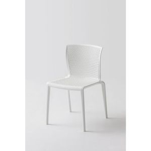 Plastová Židle spiker Bílá 4ks